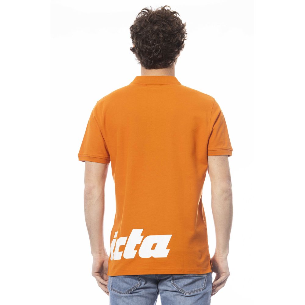 Invicta Orange Cotton Men Polo Shirt - ClickThatClicks 