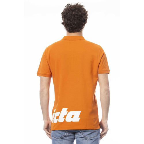 Invicta Orange Cotton Men Polo Shirt - ClickThatClicks 