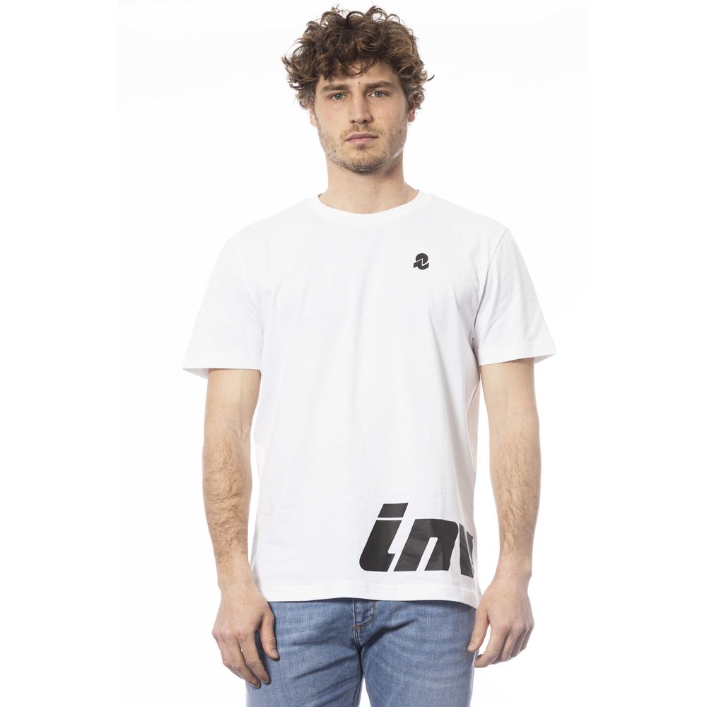 Invicta White Cotton Men T-Shirt - ClickThatClicks 