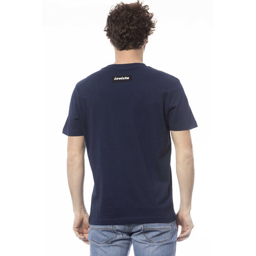 Invicta Blue Cotton Men's T-Shirt - ClickThatClicks 