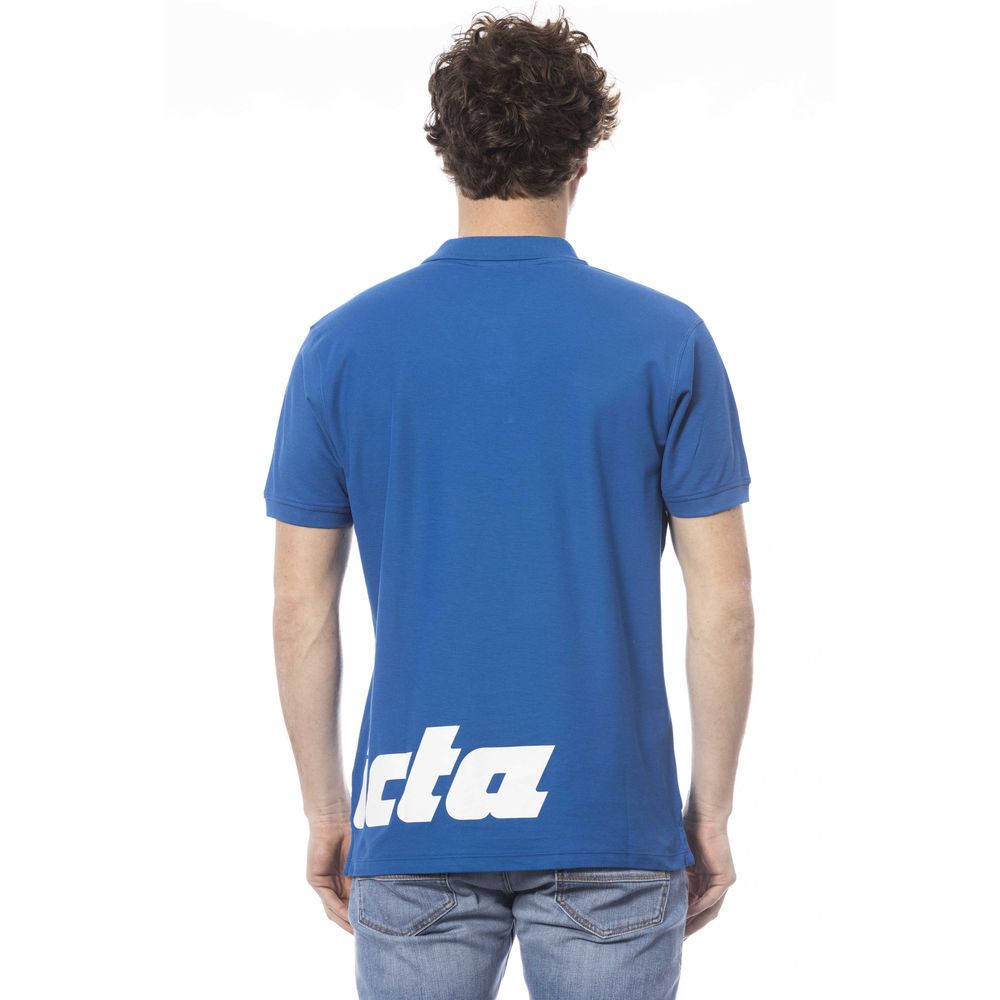 Invicta Blue Cotton Men Polo Shirt - ClickThatClicks 