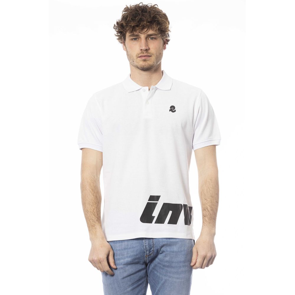 Invicta White Cotton Men Polo Shirt - ClickThatClicks 