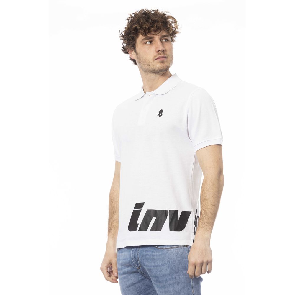 Invicta White Cotton Men Polo Shirt - ClickThatClicks 