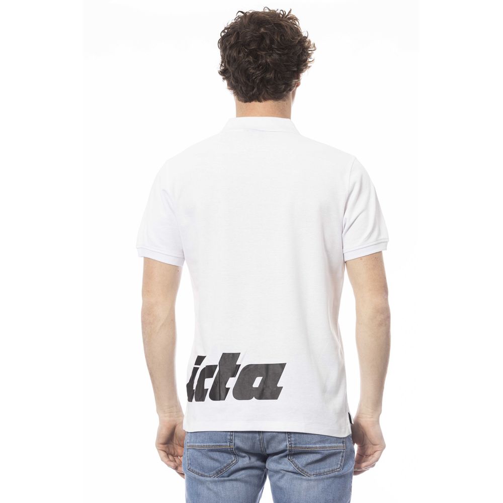 Invicta White Cotton Men Polo Shirt - ClickThatClicks 