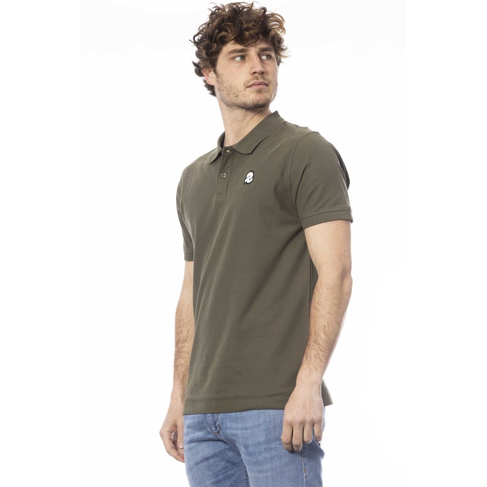 Invicta Green Cotton Men Polo Shirt - ClickThatClicks 