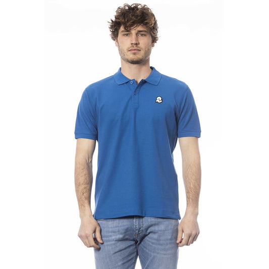 Invicta Blue Cotton Men Polo Shirt - ClickThatClicks 