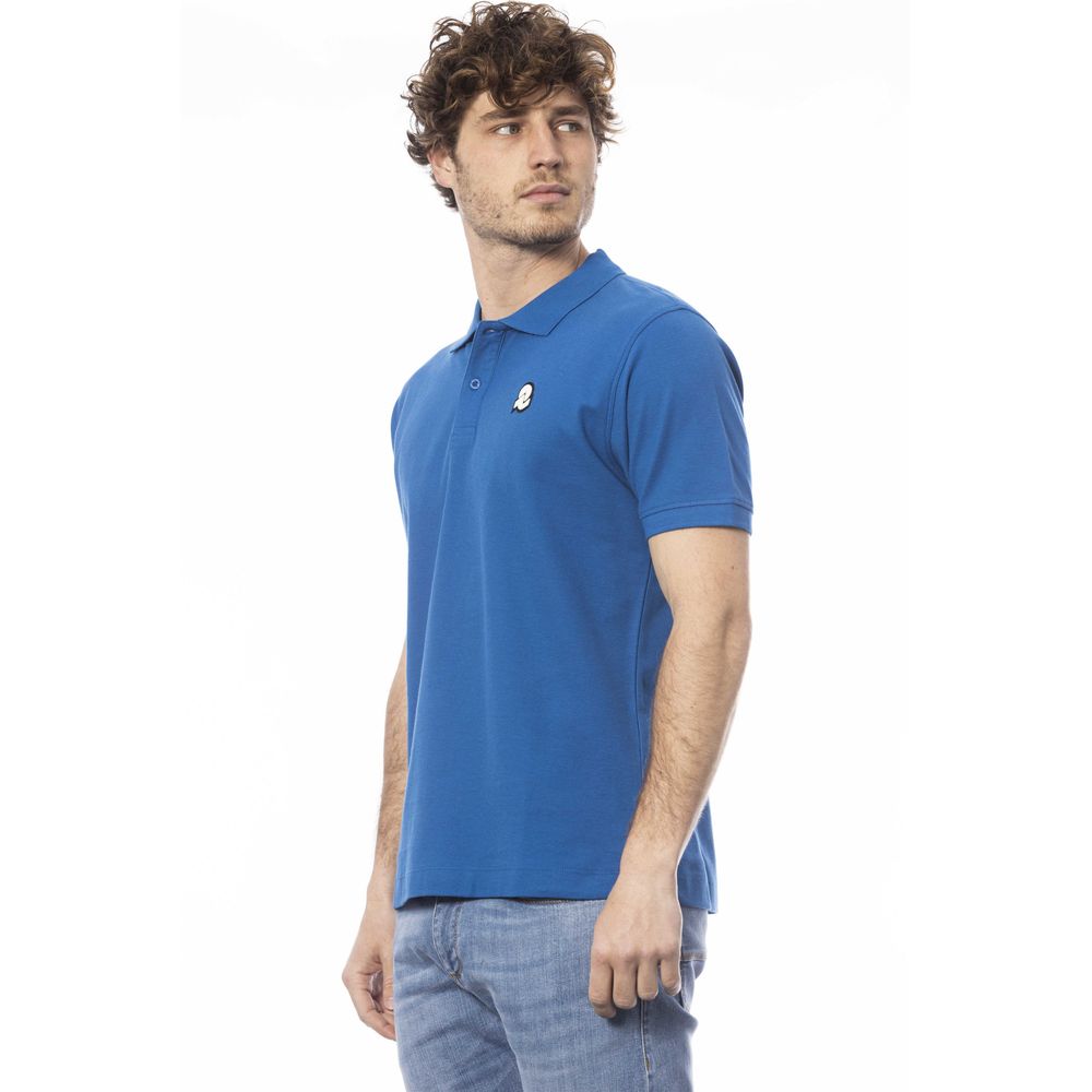 Invicta Blue Cotton Men Polo Shirt - ClickThatClicks 