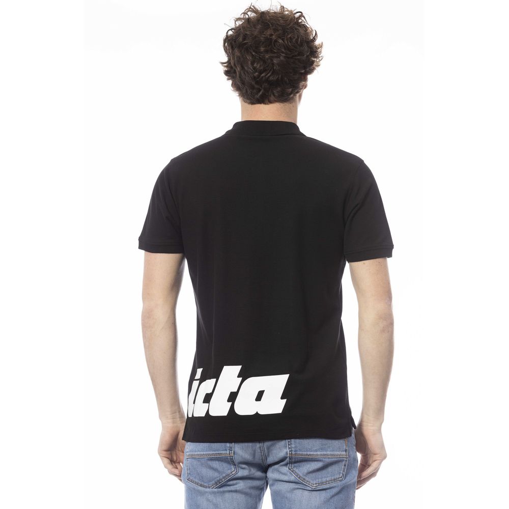 Invicta Black Cotton Men Polo Shirt - ClickThatClicks 