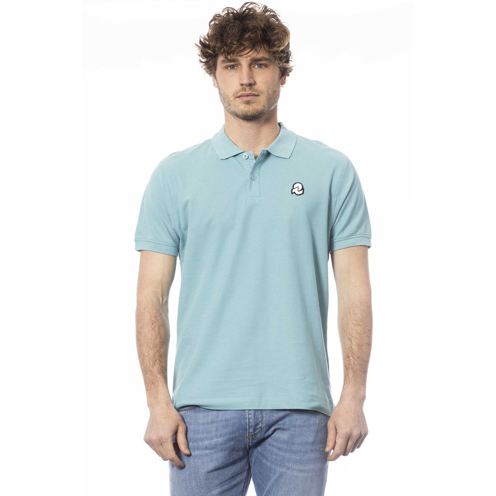 Invicta Light Blue Cotton Men Polo Shirt - ClickThatClicks 