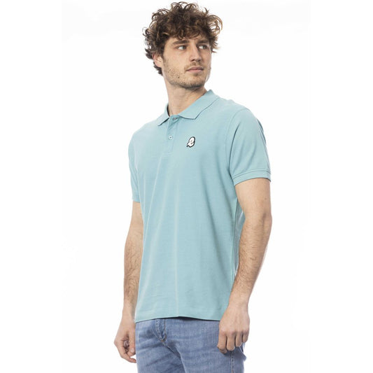 Invicta Light Blue Cotton Men Polo Shirt - ClickThatClicks 