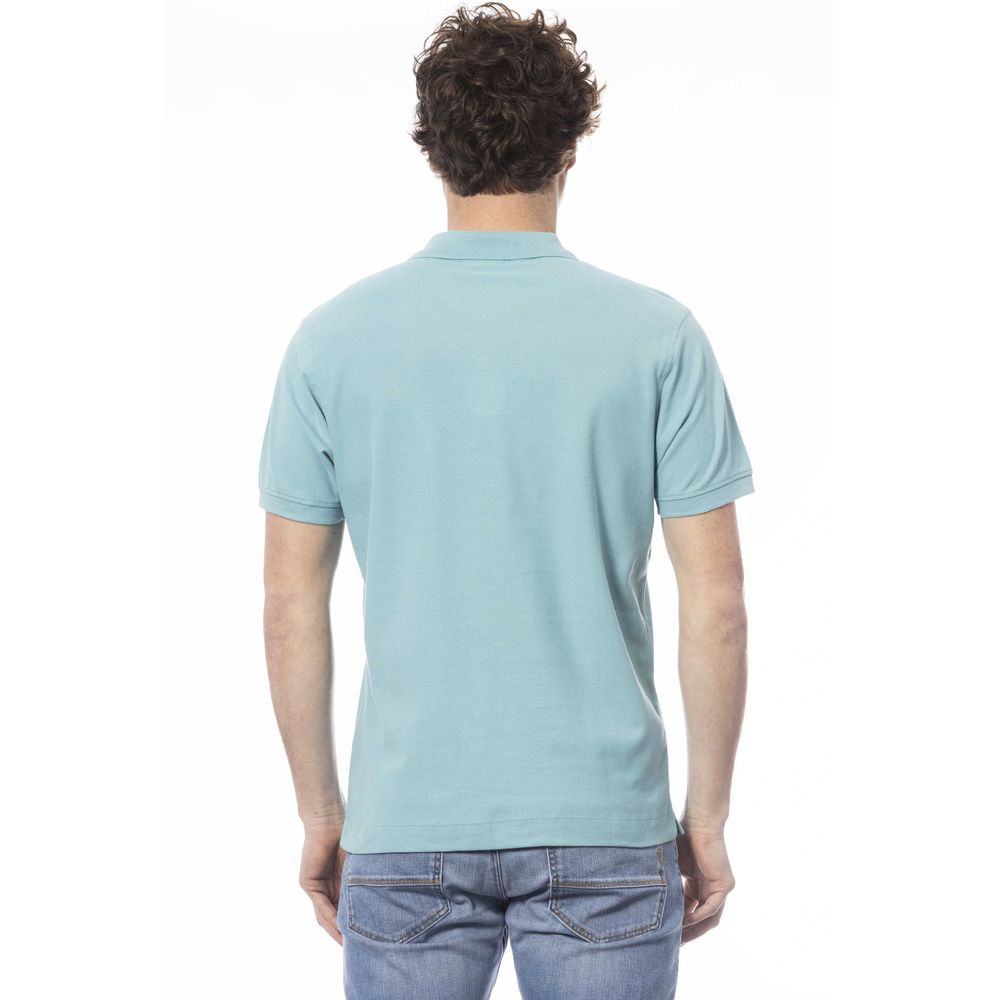 Invicta Light Blue Cotton Men Polo Shirt - ClickThatClicks 
