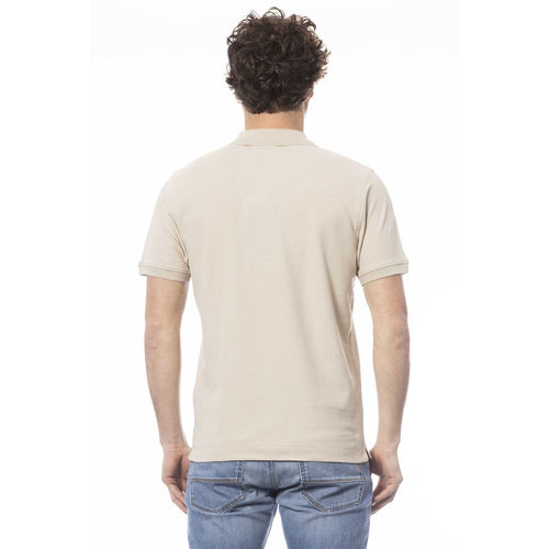 Invicta Beige Cotton Men Polo Shirt - ClickThatClicks 