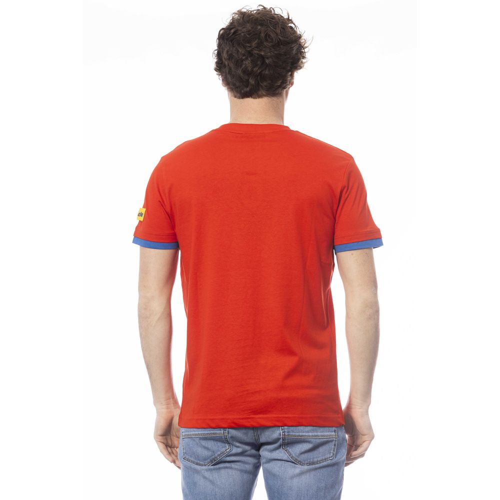 Invicta Red Cotton Men T-Shirt - ClickThatClicks 