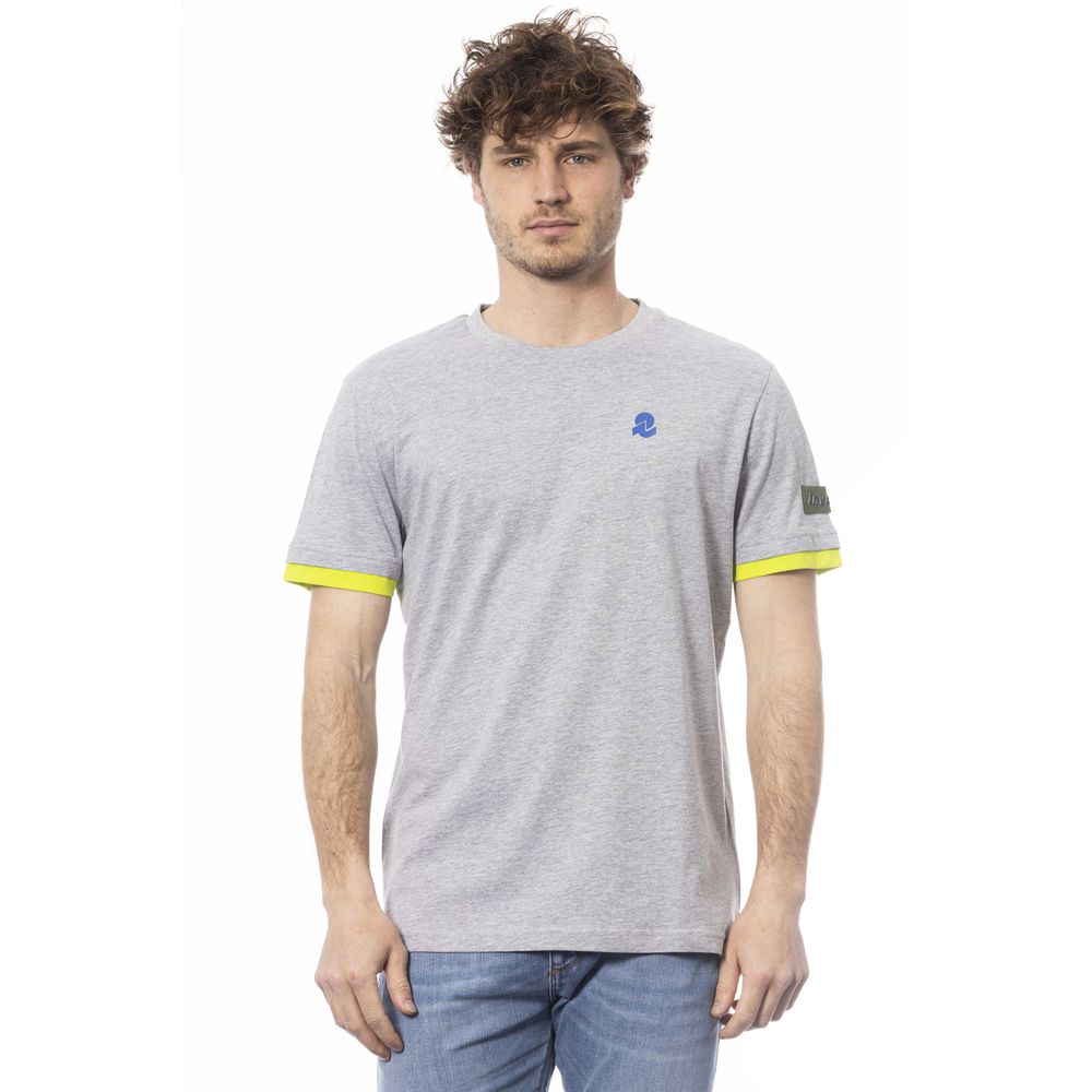 Invicta Gray Cotton Men T-Shirt - ClickThatClicks 