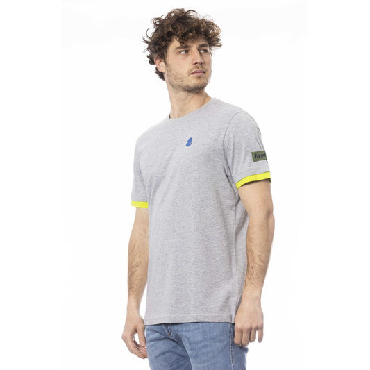 Invicta Gray Cotton Men T-Shirt - ClickThatClicks 