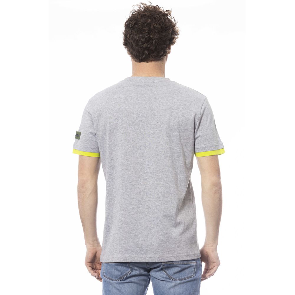 Invicta Gray Cotton Men T-Shirt - ClickThatClicks 