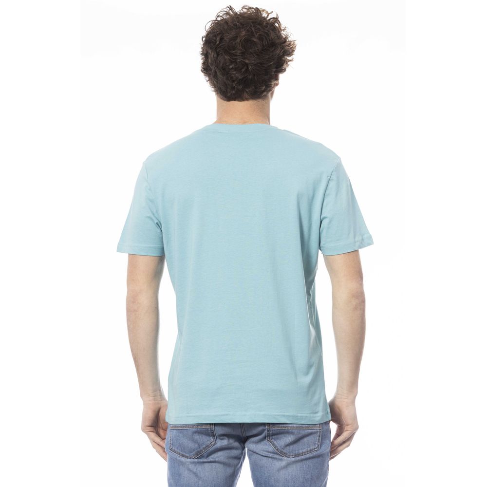 Invicta Light Blue Cotton Men T-Shirt - ClickThatClicks 