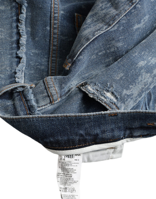 Dolce & Gabbana Blue Washed Skinny Cotton Stretch Denim Jeans - ClickThatClicks 