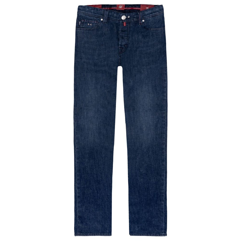 Tramarossa Blue Cotton Men Jeans