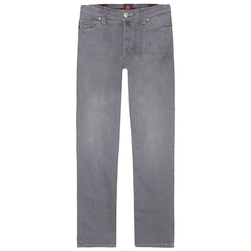 Tramarossa Gray Cotton Men Jeans