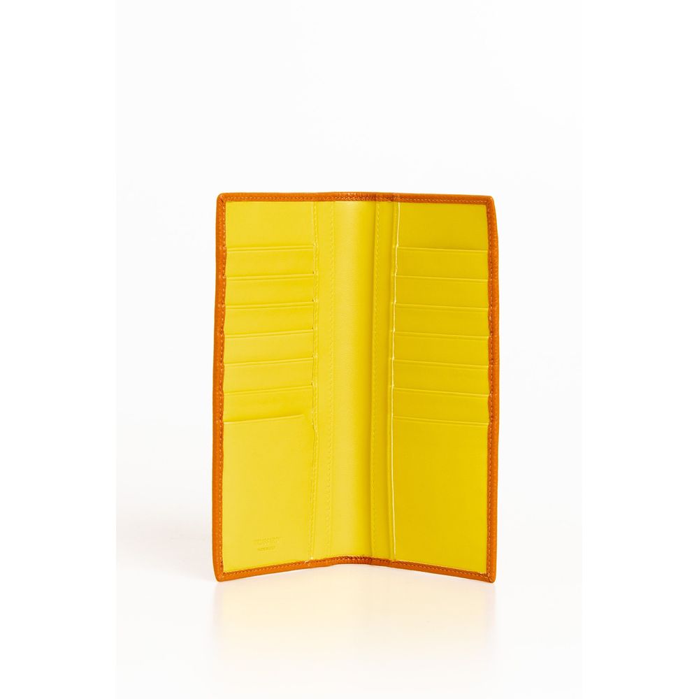 Trussardi Brown Leather Men Wallet - ClickThatClicks 