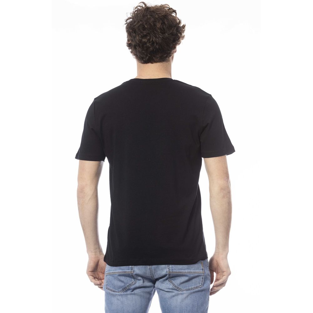 Ungaro Sport Black Cotton Men's T-Shirt - ClickThatClicks 