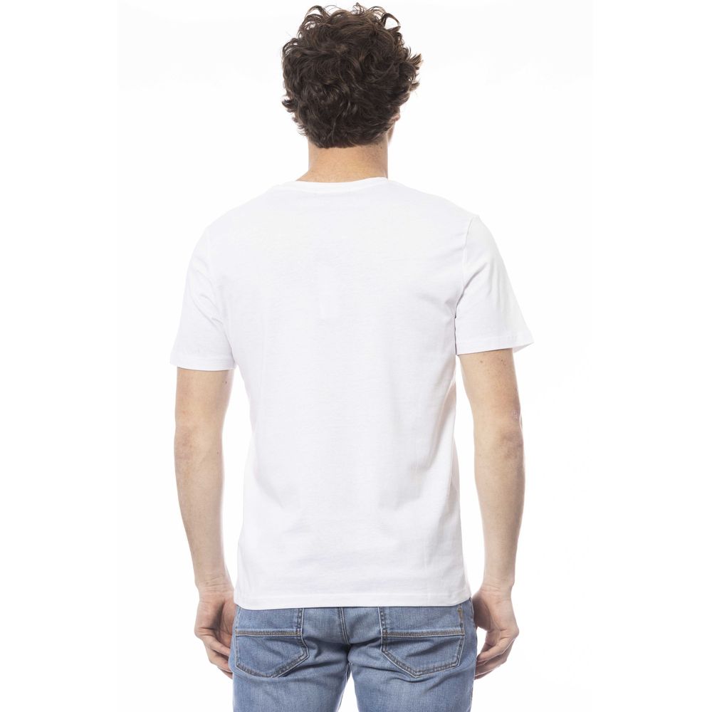 Ungaro Sport White Cotton Men's T-Shirt - ClickThatClicks 