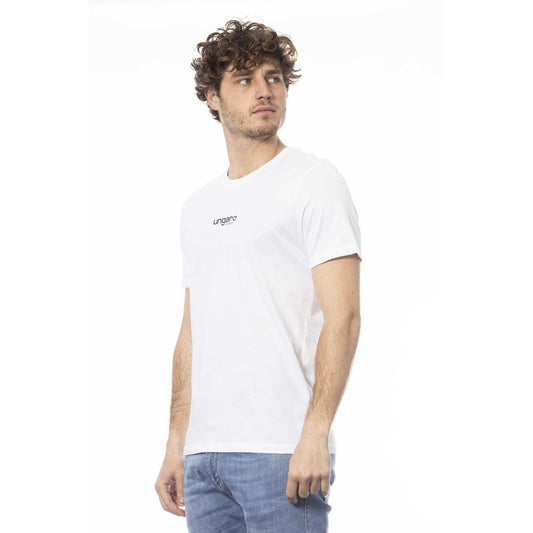 Ungaro Sport White Cotton Men T-Shirt - ClickThatClicks 