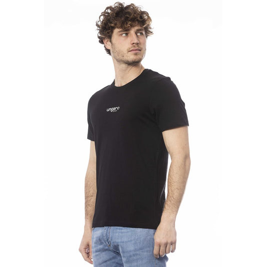 Ungaro Sport Black Cotton Men T-Shirt - ClickThatClicks 