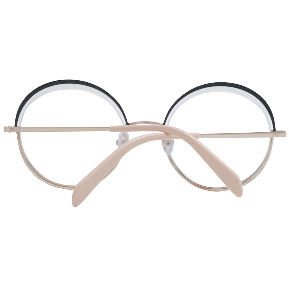 Emilio Pucci Black Metal Glasses (Frames) - ClickThatClicks 