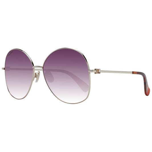 Max Mara Gold Metal Sunglasses - ClickThatClicks 