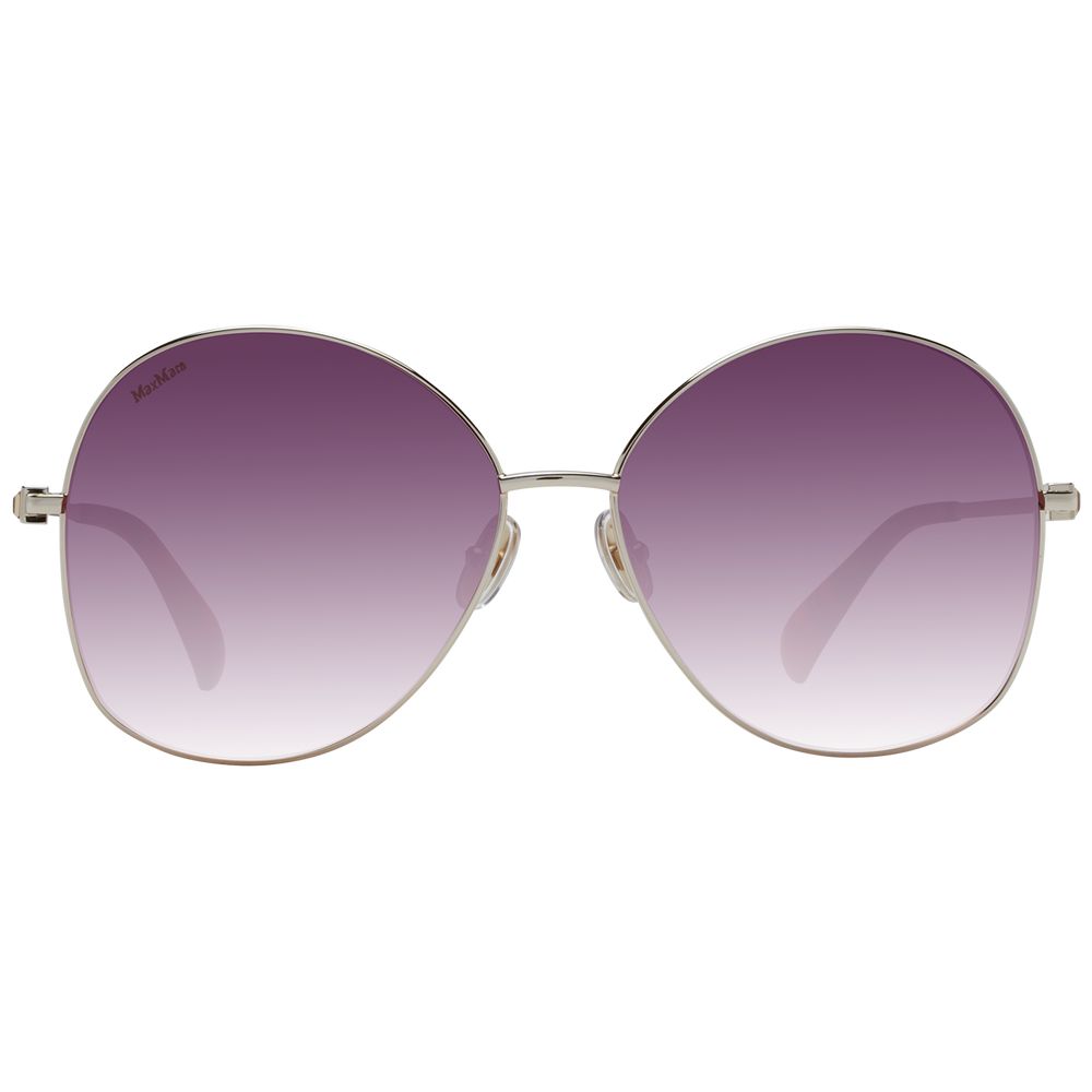 Max Mara Gold Metal Sunglasses - ClickThatClicks 