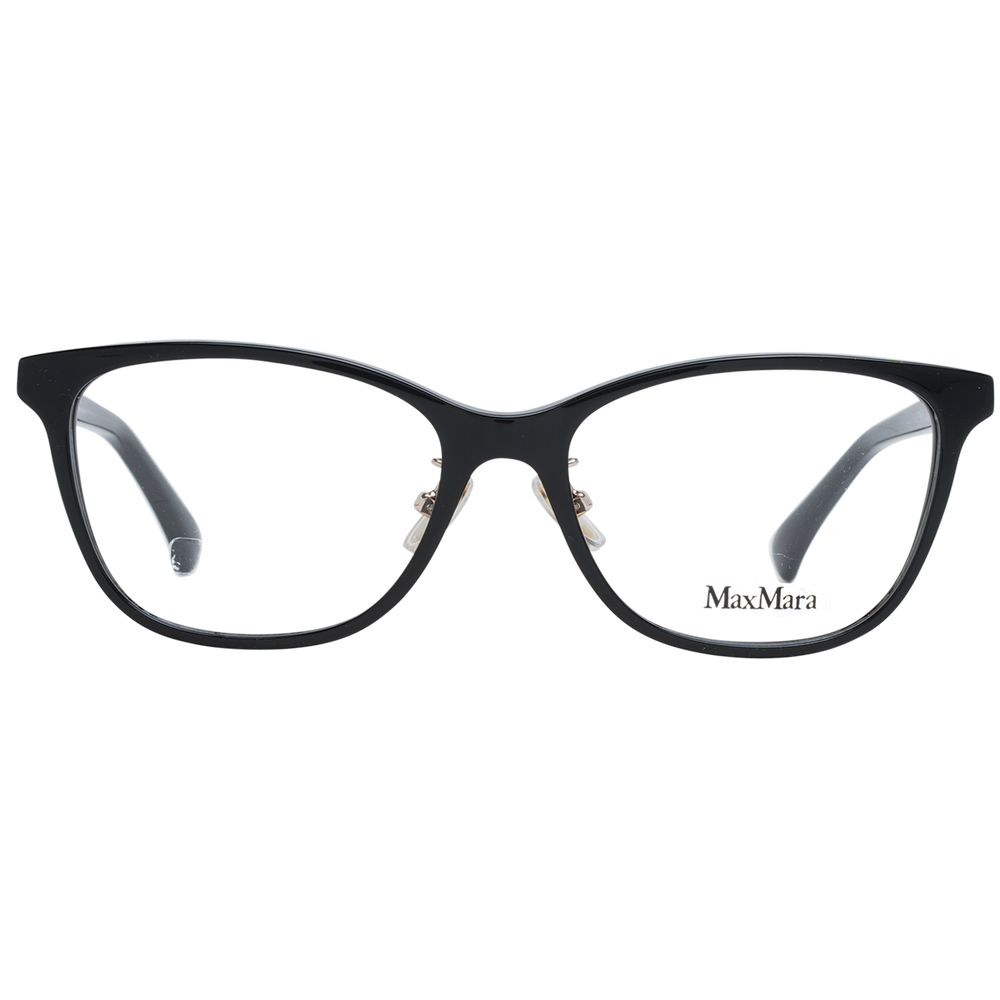 Max Mara Black Plastic Glasses (Frames) - ClickThatClicks 