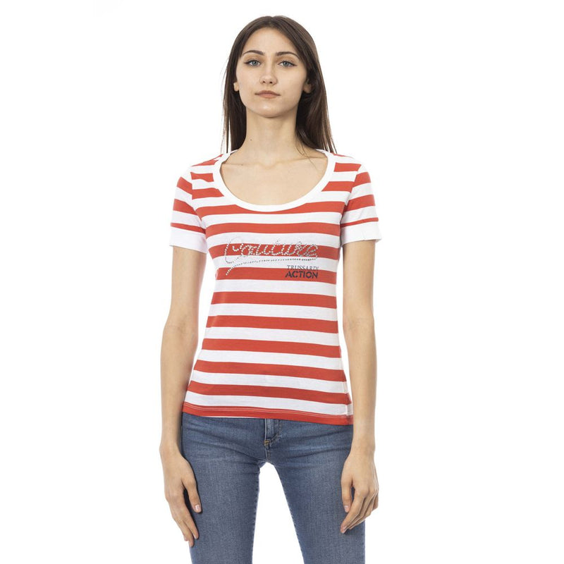Trussardi Action Multicolor Cotton T-Shirt