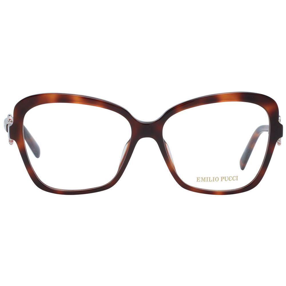 Emilio Pucci Brown Plastic Glasses (Frames) - ClickThatClicks 
