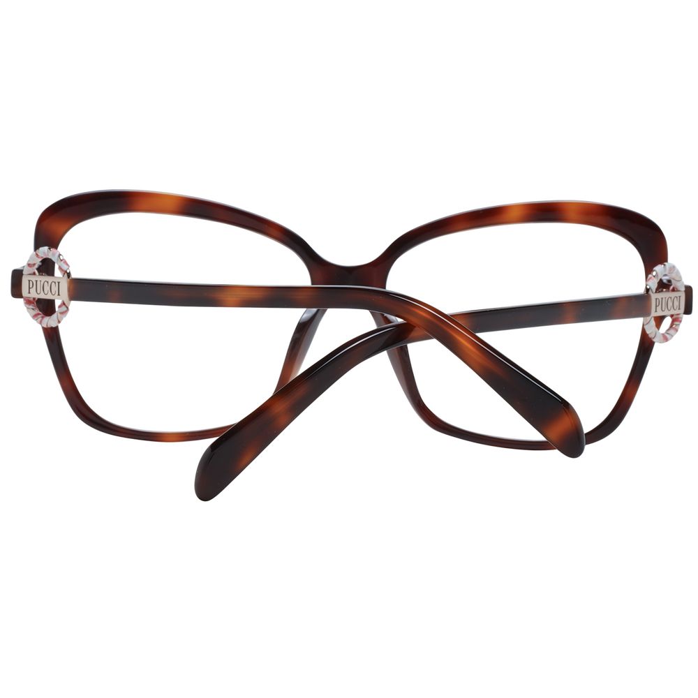 Emilio Pucci Brown Plastic Glasses (Frames) - ClickThatClicks 