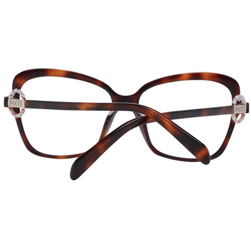 Emilio Pucci Brown Plastic Glasses (Frames) - ClickThatClicks 