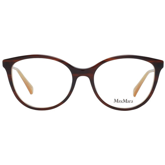 Max Mara Brown Metal & Plastic Glasses (Frames) - ClickThatClicks 
