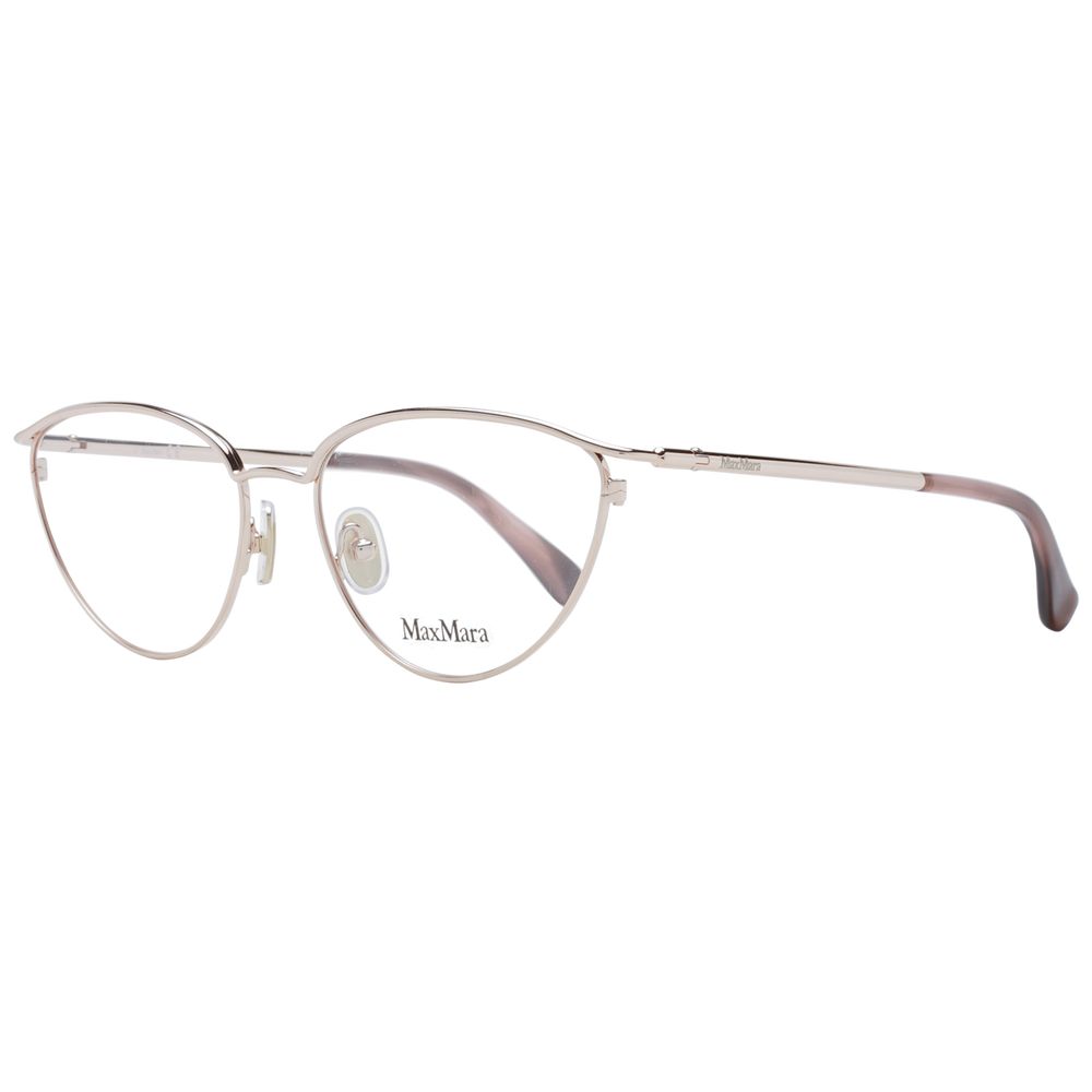 Max Mara Rose Gold Metal Glasses (Frames) - ClickThatClicks 