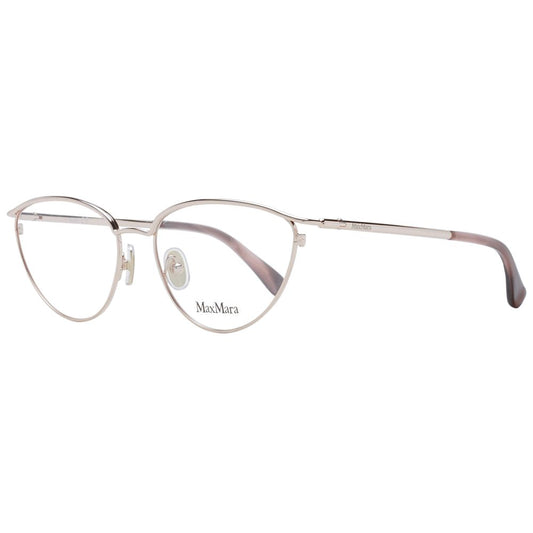 Max Mara Rose Gold Metal Glasses (Frames) - ClickThatClicks 