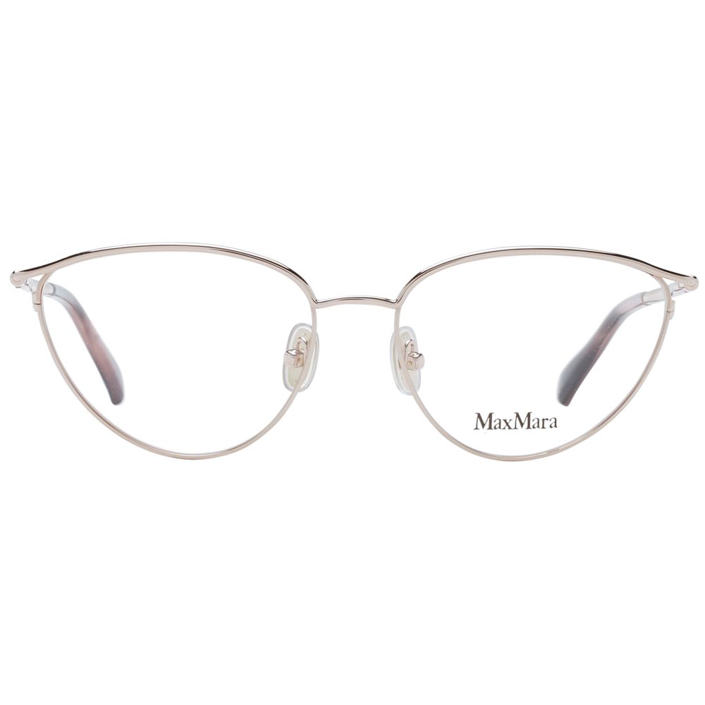 Max Mara Rose Gold Metal Glasses (Frames) - ClickThatClicks 