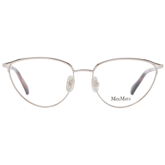 Max Mara Rose Gold Metal Glasses (Frames) - ClickThatClicks 