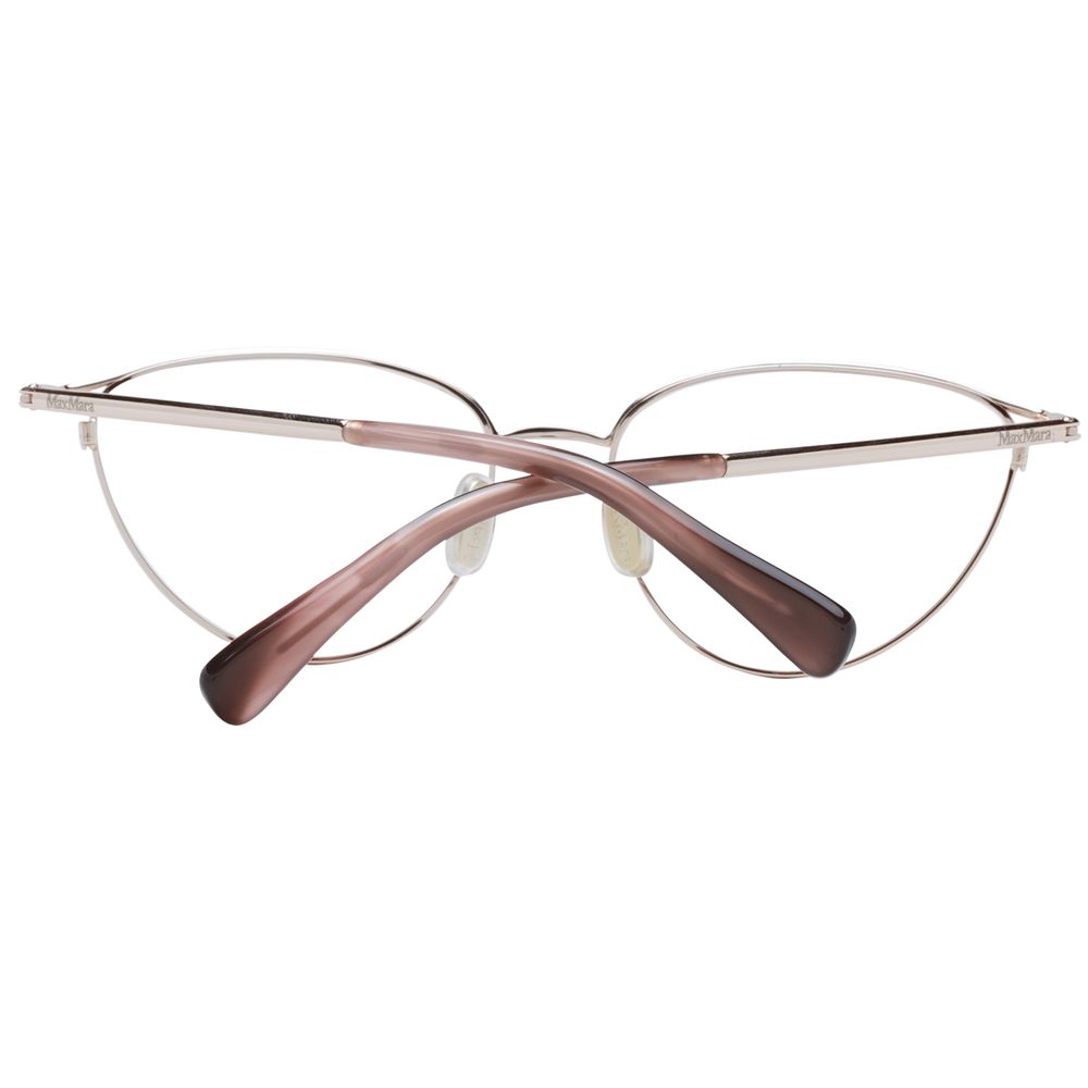 Max Mara Rose Gold Metal Glasses (Frames) - ClickThatClicks 