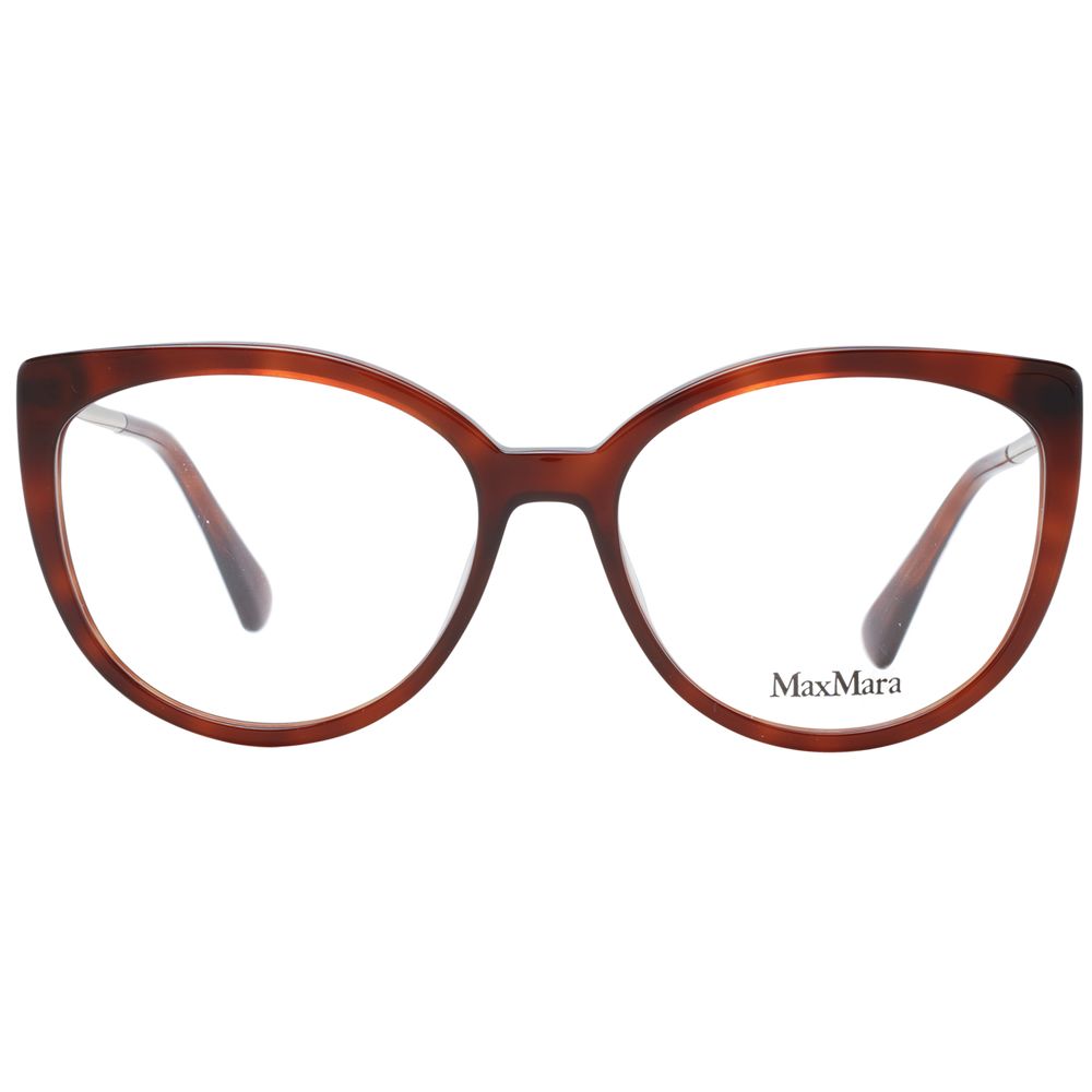 Max Mara Brown Plastic Glasses (Frames) - ClickThatClicks 