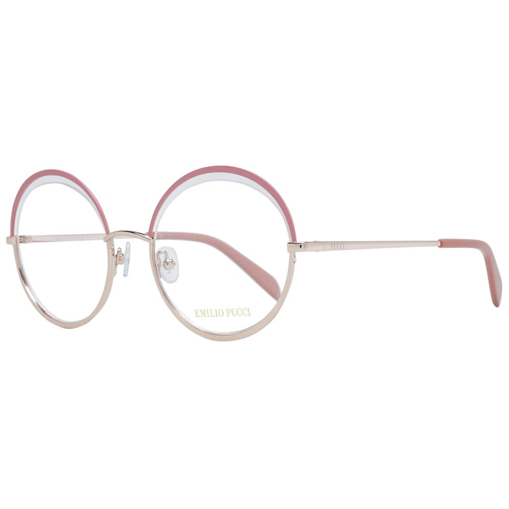 Emilio Pucci Pink Metal Glasses (Frames) - ClickThatClicks 