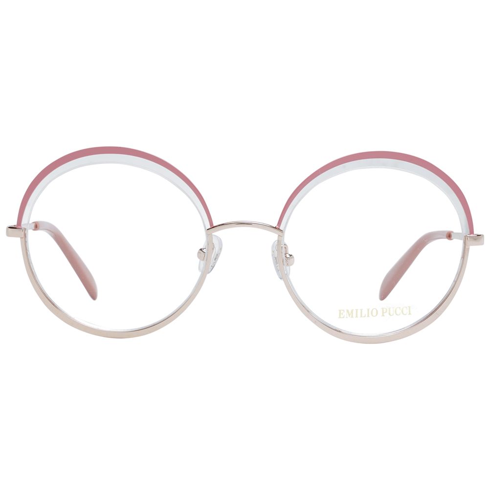 Emilio Pucci Pink Metal Glasses (Frames) - ClickThatClicks 