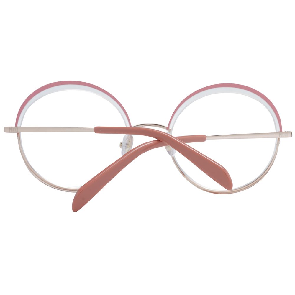 Emilio Pucci Pink Metal Glasses (Frames) - ClickThatClicks 