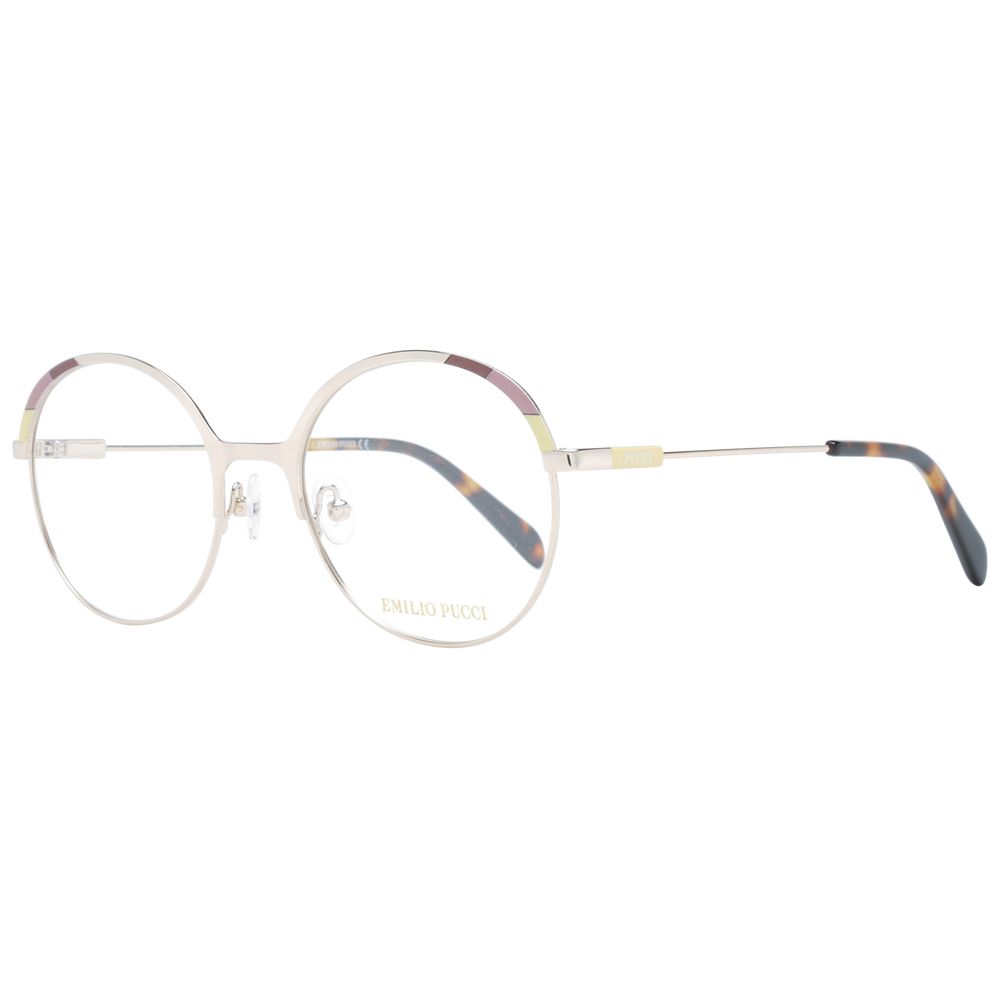 Emilio Pucci Gold Metal Glasses (Frames) - ClickThatClicks 