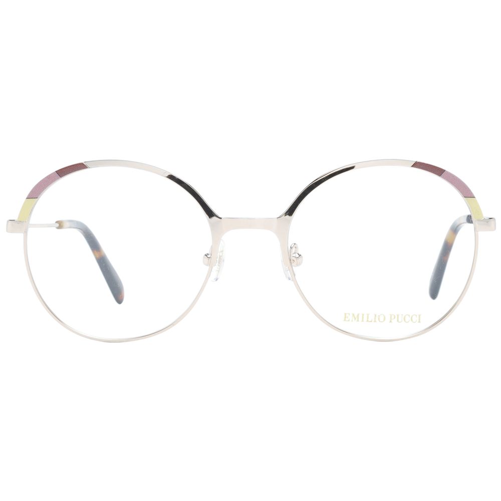 Emilio Pucci Gold Metal Glasses (Frames) - ClickThatClicks 