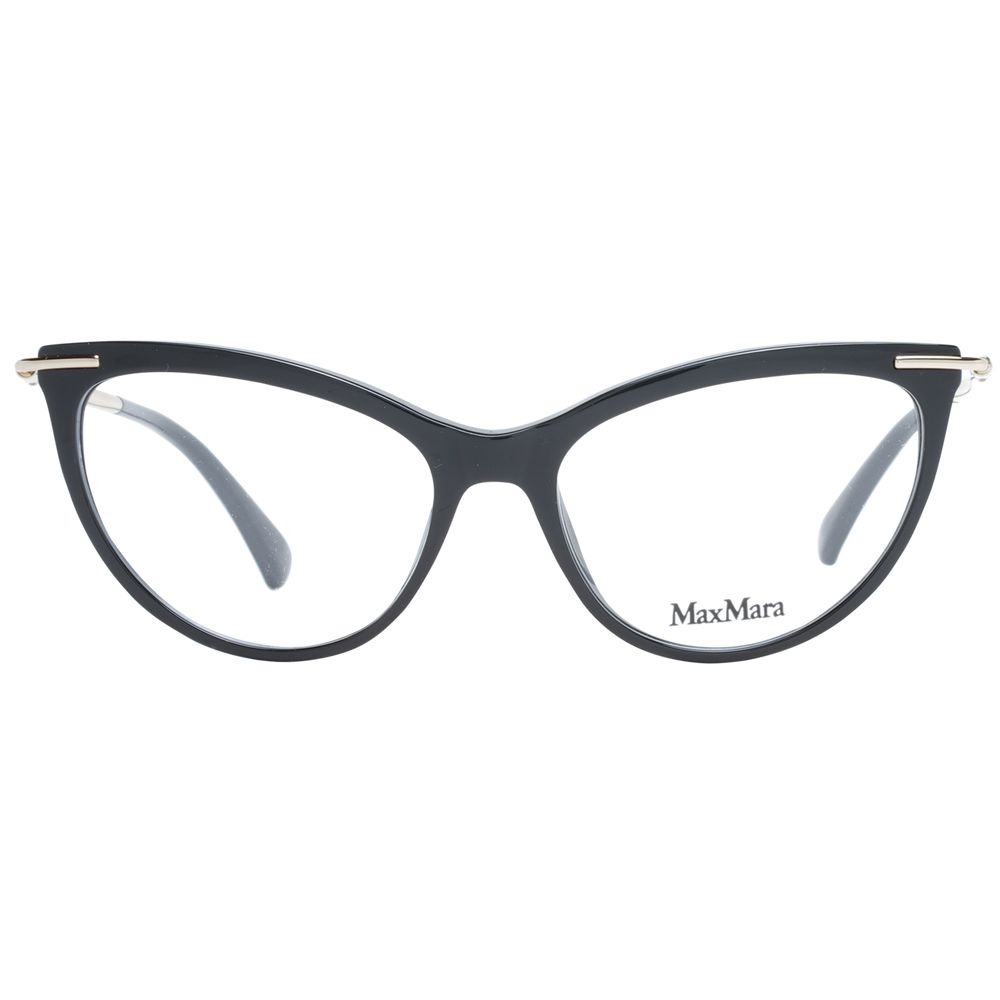 Max Mara Black Plastic Glasses (Frames) - ClickThatClicks 
